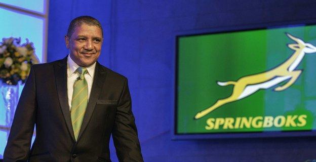 Newly appointed South Africa head coach Allister Coetzee