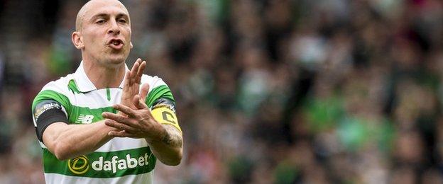 Celtic captain Scott Brown