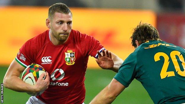 Finn Russell est revenu d'une blessure pour participer au troisième et dernier test des Lions contre l'Afrique du Sud