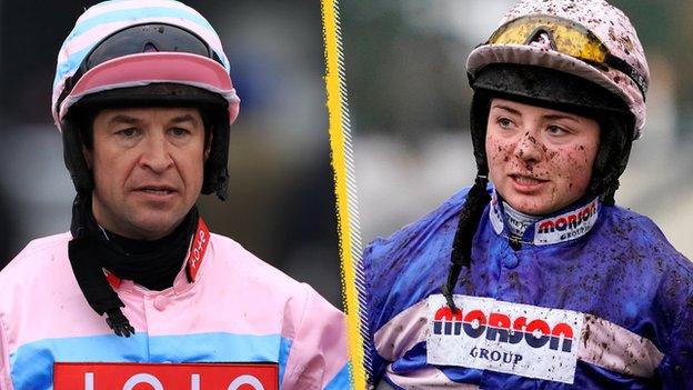 Robbie Dunne and Bryony Frost