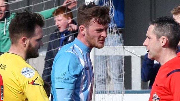 Warrenpoint Town were relegated after a dramatic final day of the season