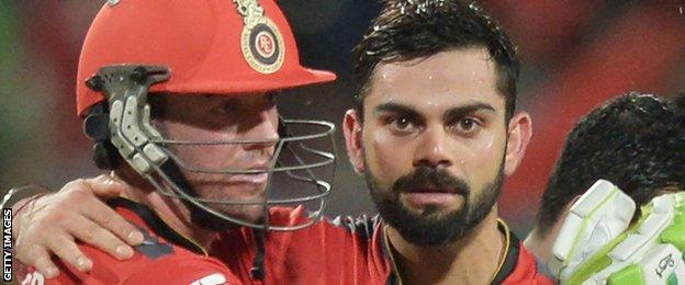 AB de Villiers Virat Kohli