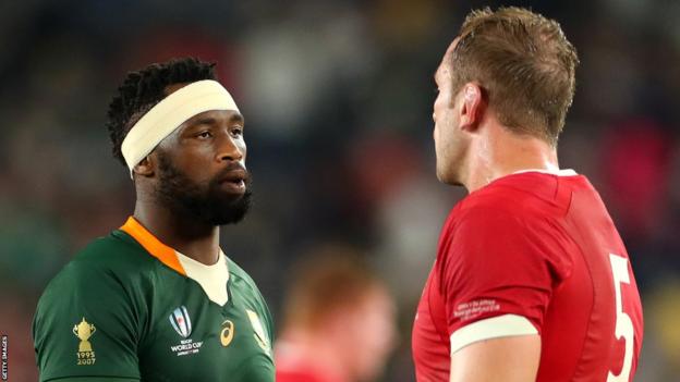 Siya Kolisi and Alun Wyn Jones