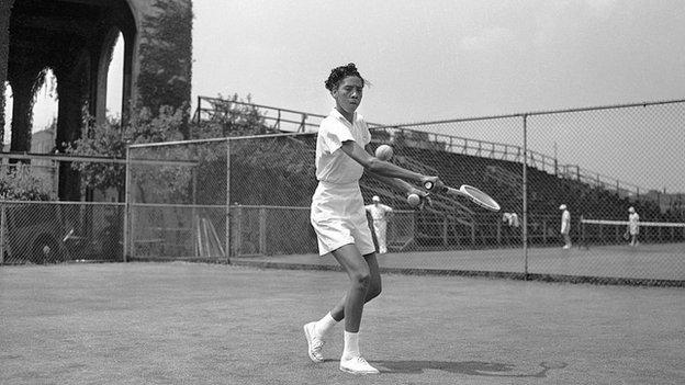 Althea Gibson in 1950