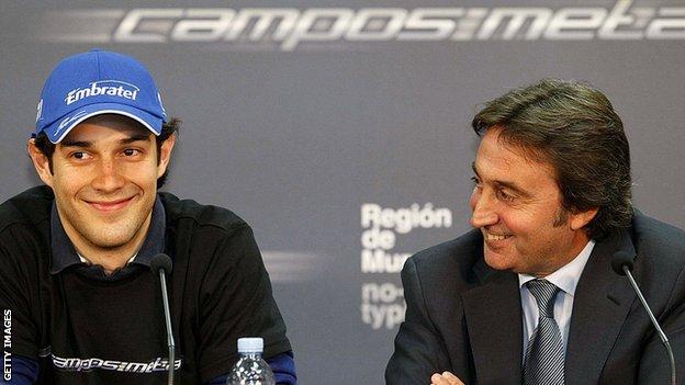 Bruno Senna and Adrian Campos