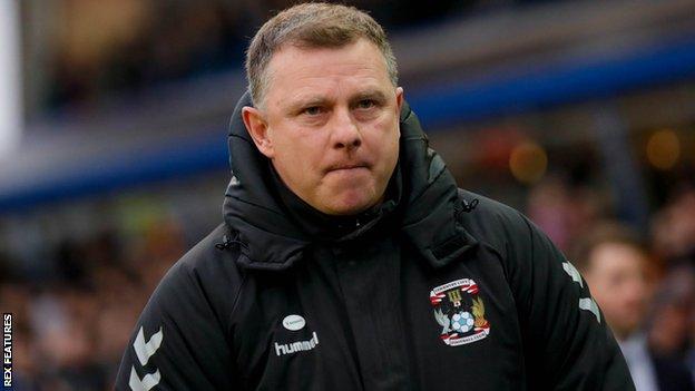 Coventry manager Mark Robins