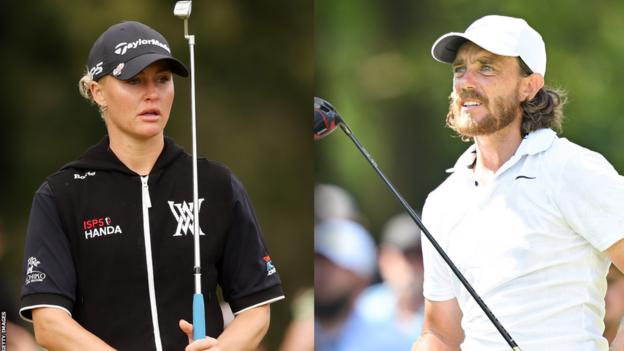 Charley Hull and Tommy Fleetwood