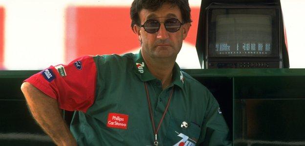 Eddie Jordan would probably rather we hadn't dug out this picture from the 1991 season...