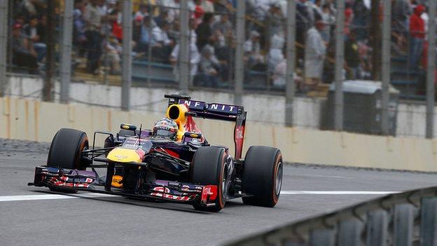 2013 Brazil grand prix winner Sebastian Vettel
