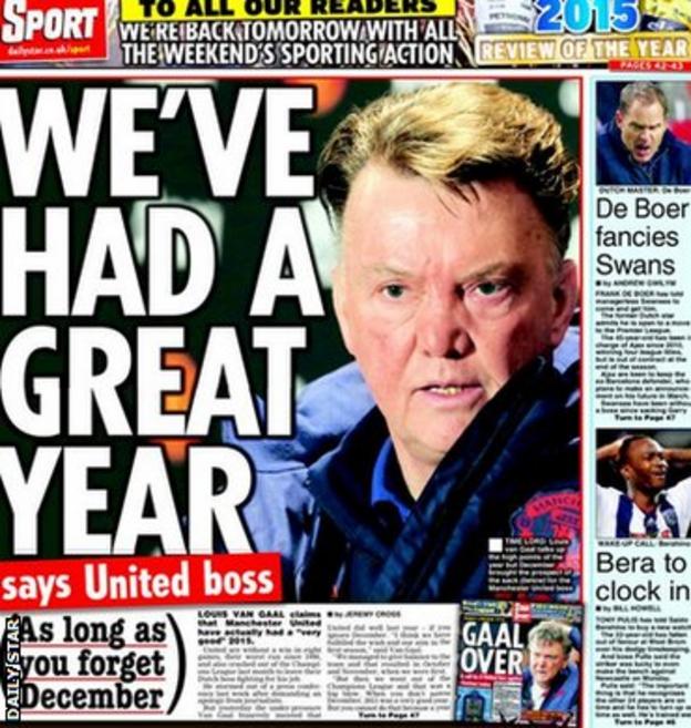 Daily Star back page