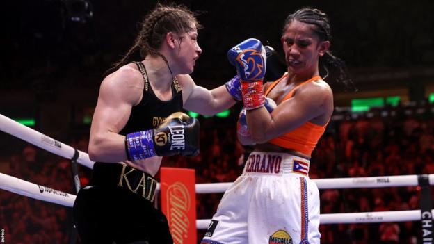 Katie Taylor and Amanda Serrano