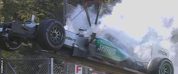 Nico Rosberg's Mercedes
