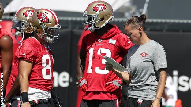 San Francisco 49ers assistant Katie Sowers is first out LGBT coach