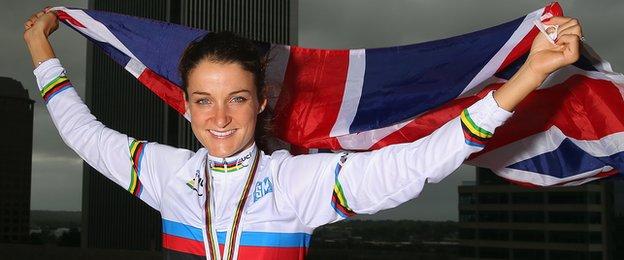 World champion cyclist Lizzie Armitstead
