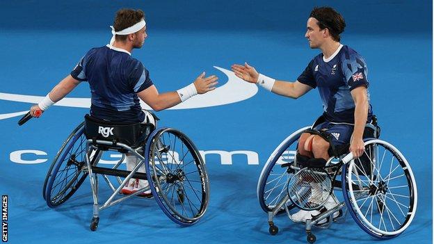 Alfie Hewett and Gordon Reid