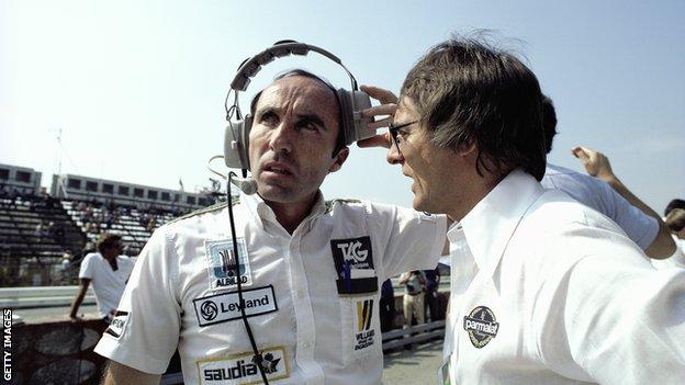 Sir Frank Williams, Bernie Ecclestone