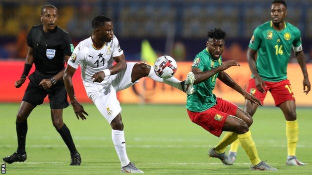 Africa Cup of Nations: Cameroon stay top of group after Ghana draw ...