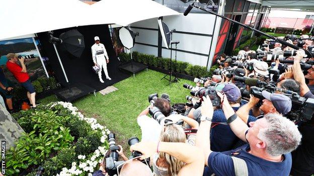 Lewis Hamilton in Australia