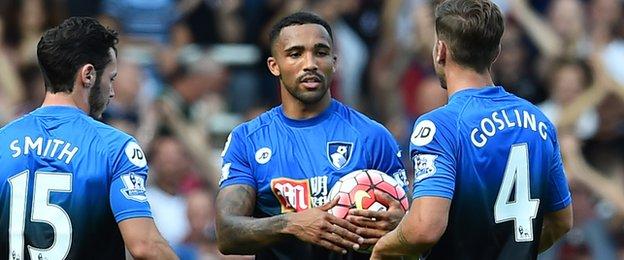 Bournemouth striker Callum Wilson