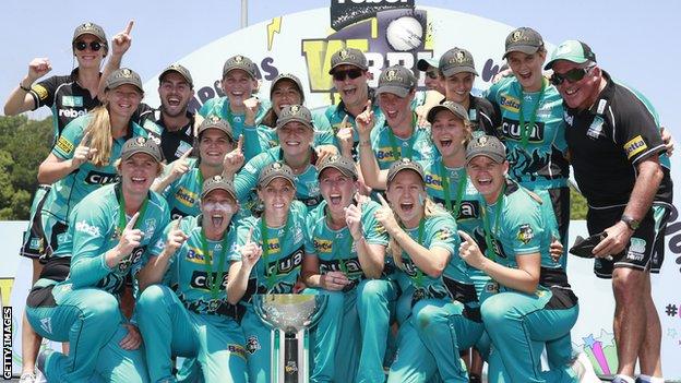 Brisbane Heat celebrate 2019 Big Bash win