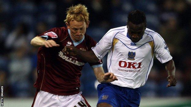 Steve Jones in his Burnley days