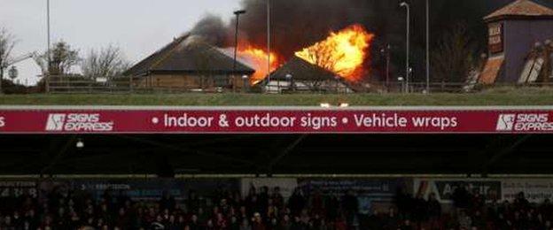 Fire at the Sixfields Tavern
