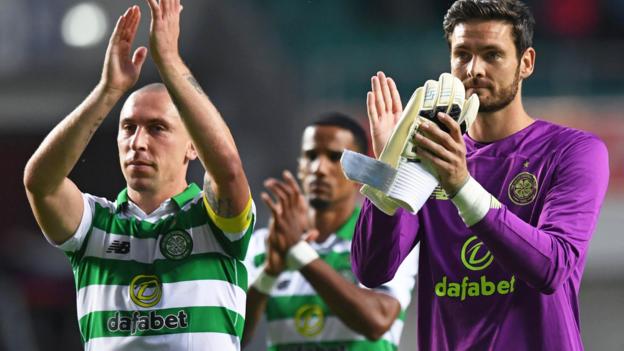 Nomme Kalju 0-2 Celtic (0-7): Scots ease through in Champions League