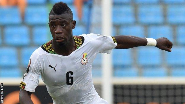 Ghana midfielder Afriyie Acquah