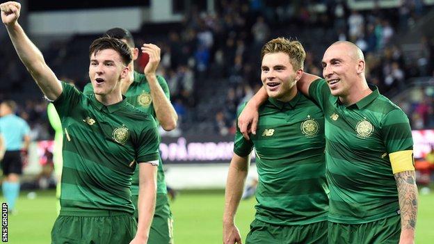 Kieran Tierney, James Forrest and Scott Brown are all Scotland squad regulars