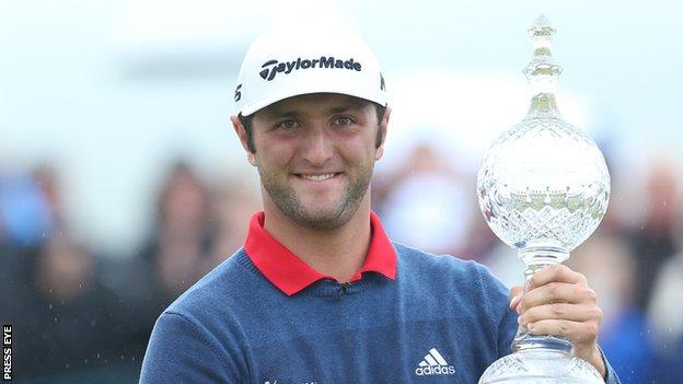 Jon Rahm won the Irish Open at Portstewart in 2017 and again at Lahinch this year