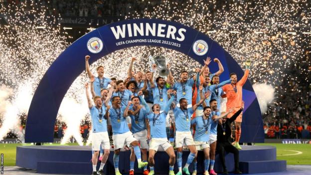 Manchester City won their first Champions League title in June