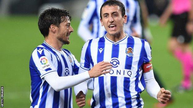 David Silva et Mikel Oyarzabal