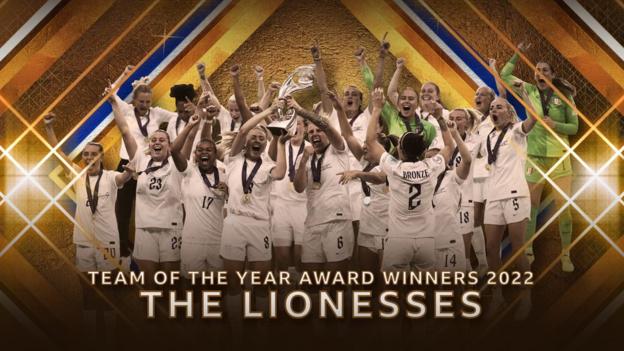 Spoty Team of the Year winners - the Lionesses