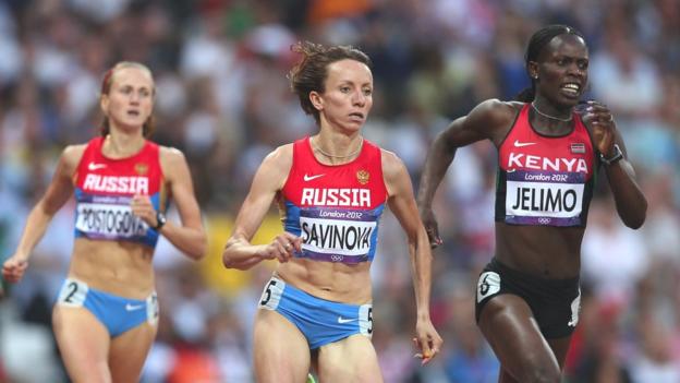 The women's 800m Olympic final