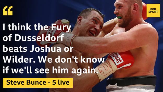 Fury versus Klitschko