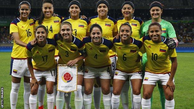 colombia women's soccer jersey