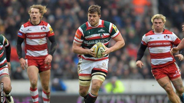 Ed Slater plays for Leicester Tigers