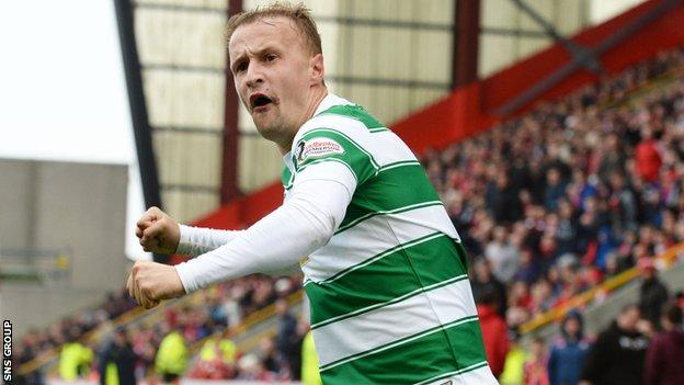 Celtic and Scotland striker Leigh Griffiths