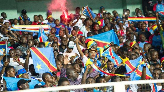 DR Congo football fans