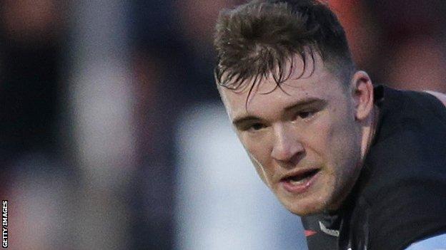 Matt Gallagher: Saracens full-back extends deal to summer of 2020 - BBC ...