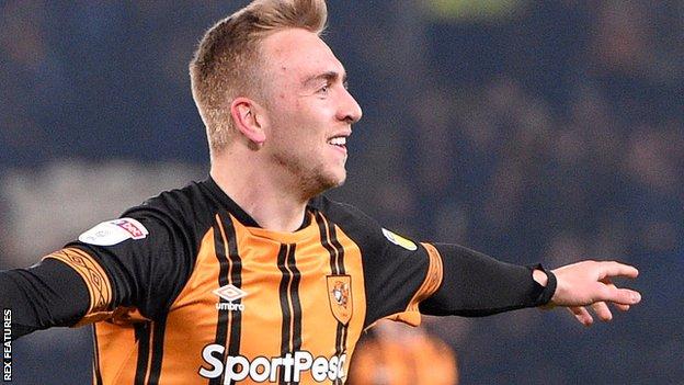 Jarrod Bowen in action for Hull City