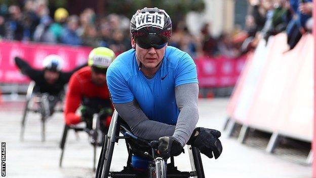 Paralympic champion David Weir added to British Athletics' funding ...