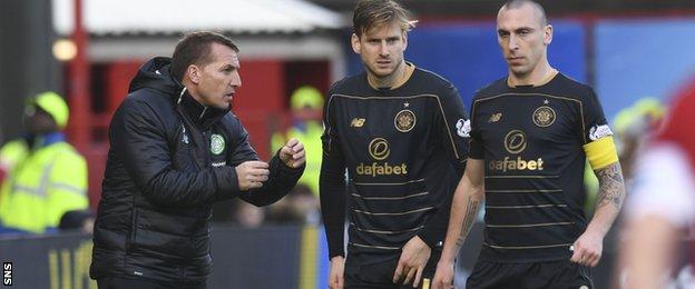Stuart Armstrong and Scott Brown have thrived under Celtic manager Brendan Rodgers
