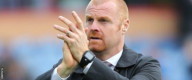 Burnley manager Sean Dyche