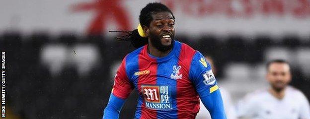 Bolasie 'keen to learn' from new Palace signing Adebayor - BBC Sport