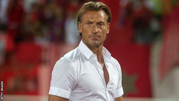 Candide Renard daughter of Head coach of Morocco Herve Renard during  News Photo - Getty Images