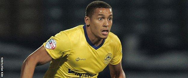 James Tavernier in action for Wigan Athletic