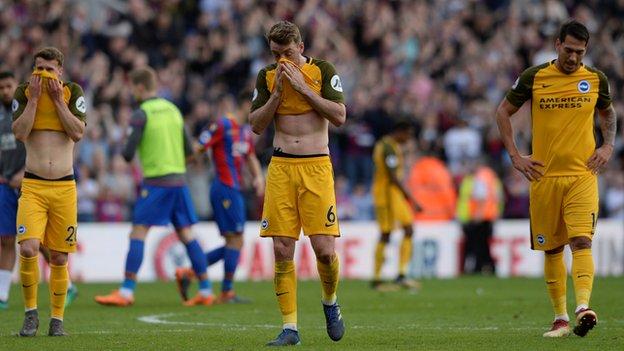 Crystal Palace's late three-goal flurry leaves Brighton bamboozled