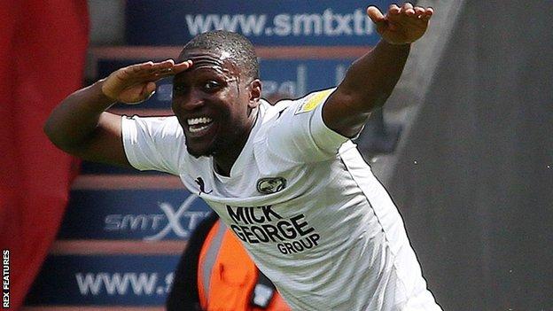 Idris Kanu: Northampton Town sign Peterborough United winger on loan ...