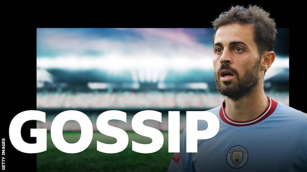 Bernardo Silva with BBC Sport gossip logo